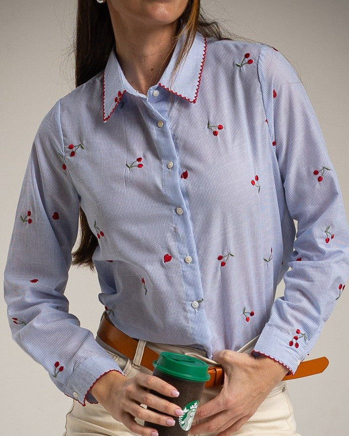 Camisa Carla Azul