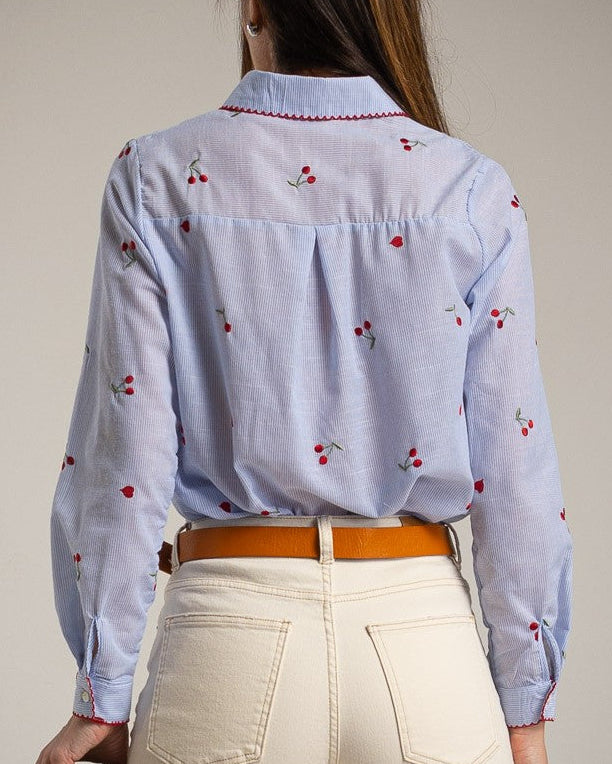 Camisa Carla Azul