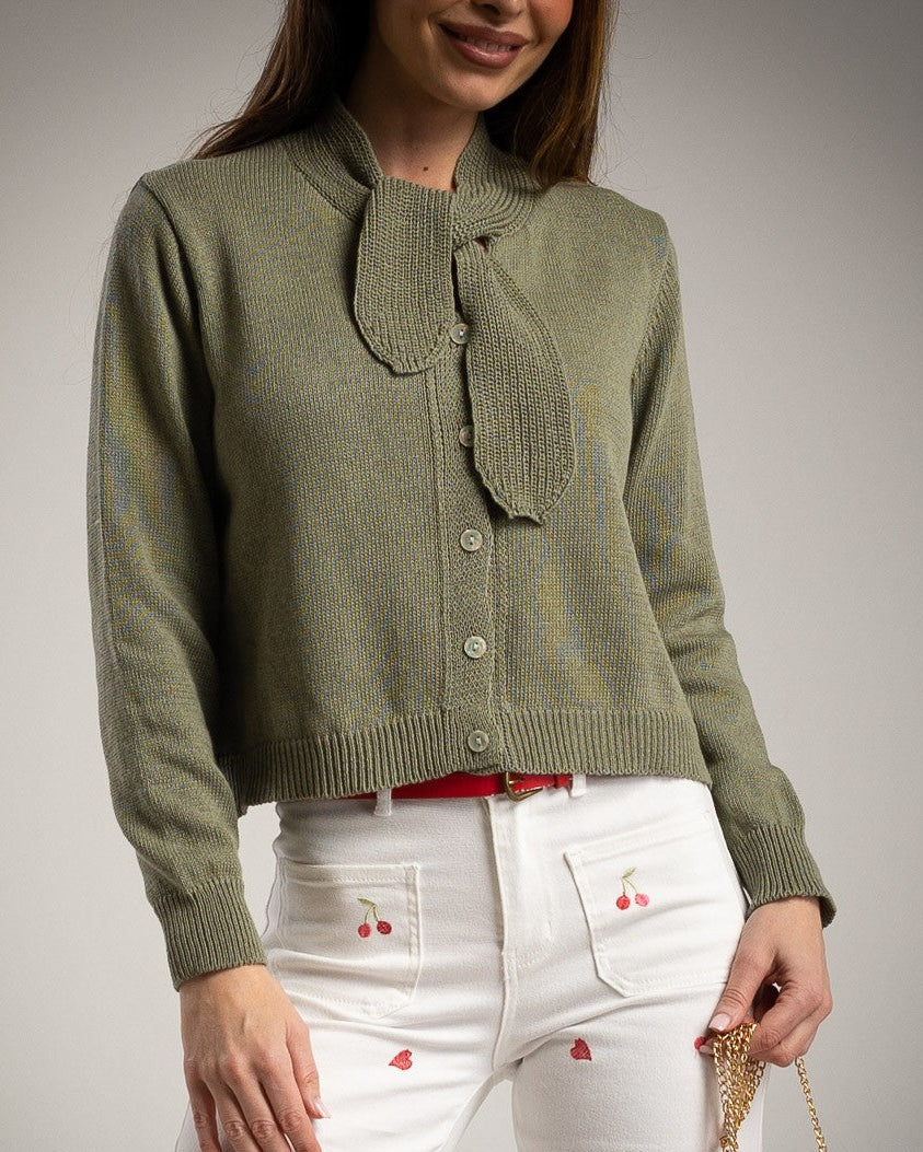 Cárdigan Alma Verde