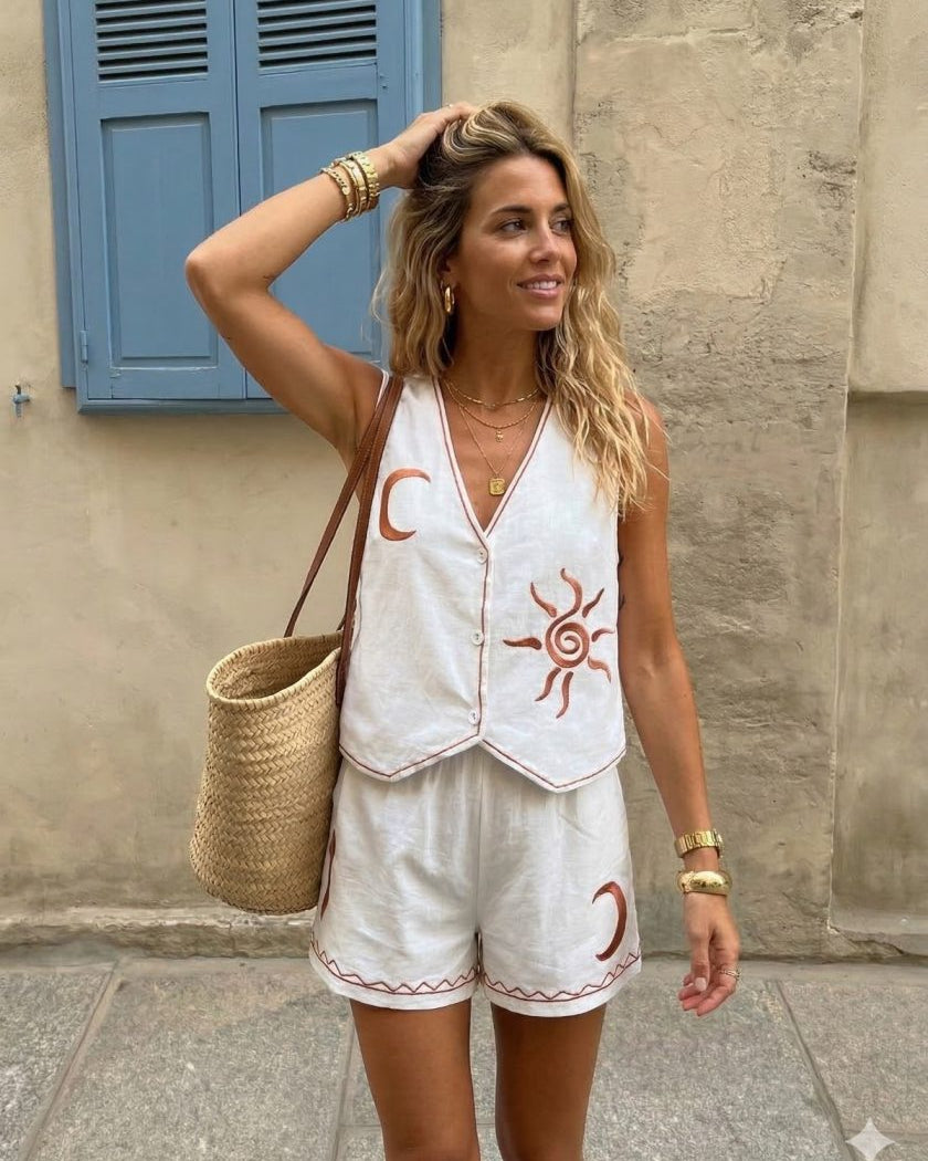 Conjunto Chaleco y Bermudas