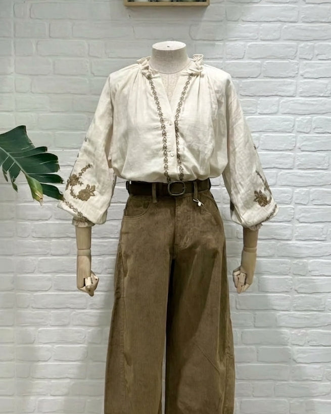 Camisa Bordada Isabel