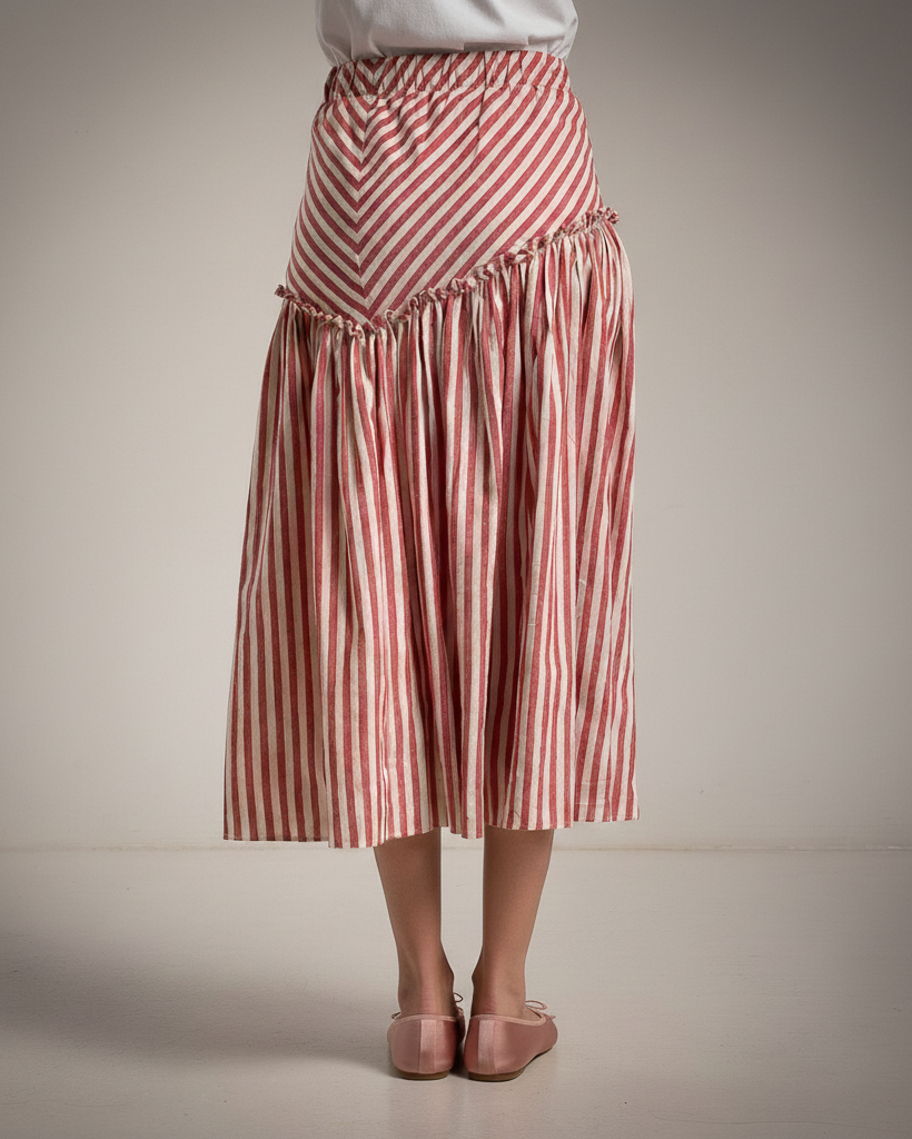 Falda Rayas Roma