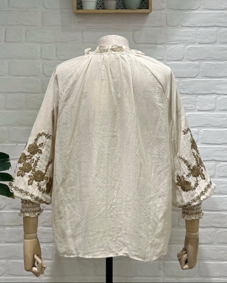 Camisa Bordada Isabel