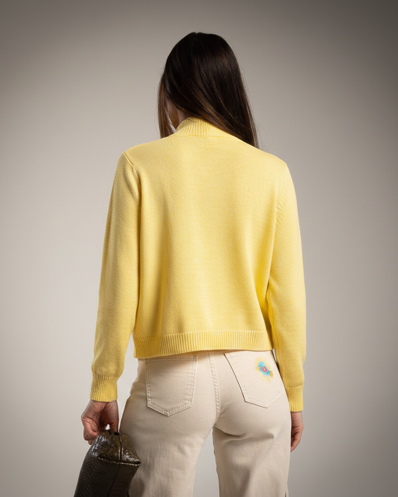 Cárdigan Alma Amarillo