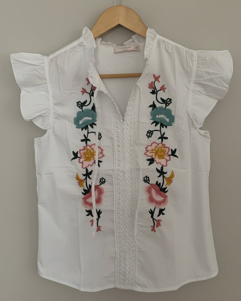 Blusa Bordada Raquel