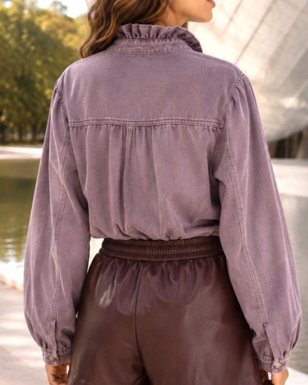 Camisa Lavanda